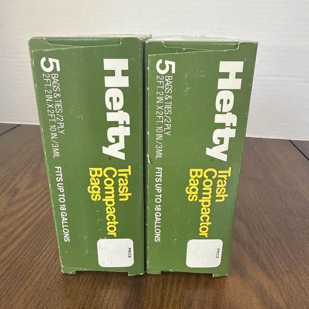 Hefty 18 Gallon Trash‎ Compactor Bags 5 Backpack Liners Per Box - Lot of 2 - Picture 3 of 5